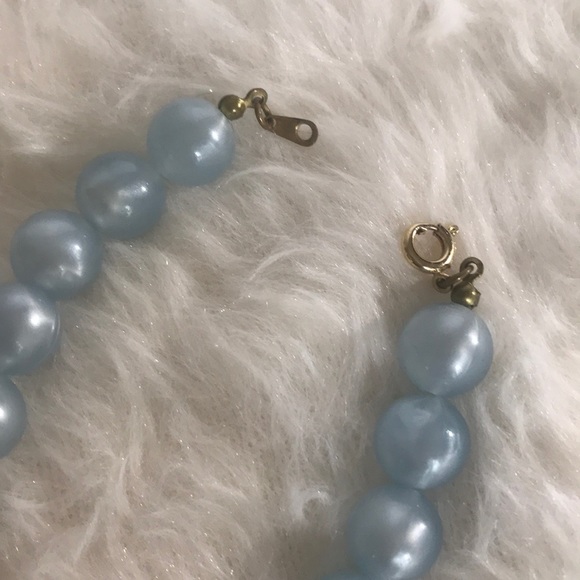 “BLUE BEAD” Vintage Necklace. - Picture 5 of 5